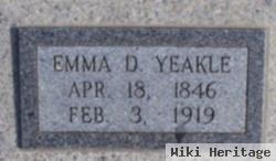 Emma D Yeakle