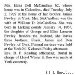 Alma Dell Fawley Cahill Mccandless