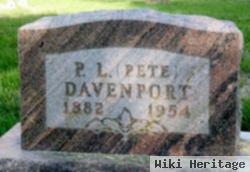 P. L. "pete" Davenport