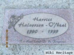 Harriet Halvorson O'neal