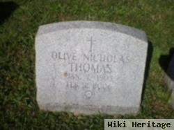 Olive Nicholas Thomas