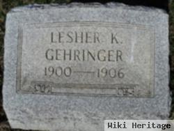 Lesher K Gehringer