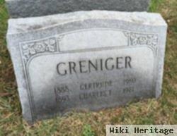 Gertrude V Ziegler Greniger