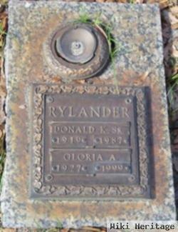 Donald K Rylander, Sr