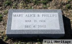 Mary Alice Baker Phillips