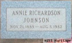 Annie Richardson Johnson