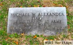 Michael Westheimer Alexander