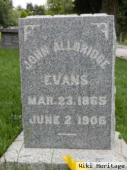 John Alldridge Evans