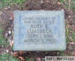 Ruth E Lundbeck