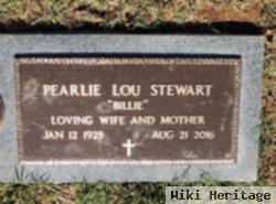 Pearlie Lou "billie" Cannon Stewart