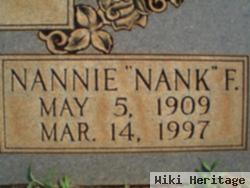 Nannie Pearl "nank" Fazier Wall