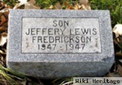 Jeffery Lewis Fredrickson