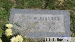 Helen W Johnson