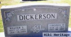 Walter L Dickerson, Sr