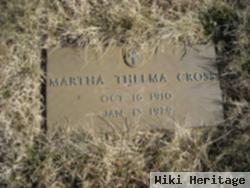 Martha Thelma Mcfee Cross