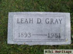 Leah D Gray