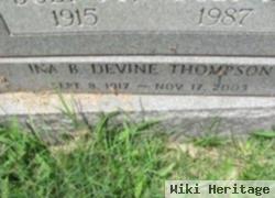 Ina B Devine Thompson