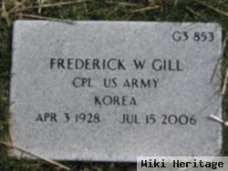 Frederick W Gill