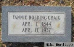 Nancy Frances "fannie" Bolding Craig