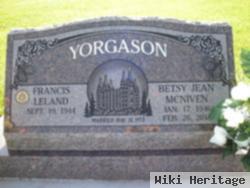 Betsy Jean Mcniven Yorgason