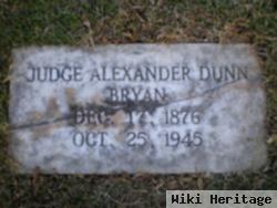 Judge Alexander Dunn Bryan