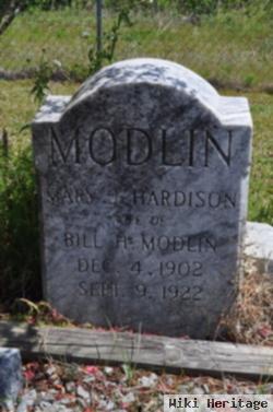 Mary J. Hardison Modlin