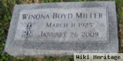 Winona Boyd Miller