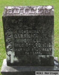 Caroline Bell "carrie" Frelick Butler