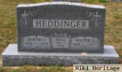 Bertha J Riley Heddinger