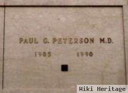 Dr Paul G Peterson