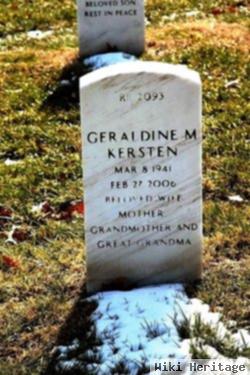 Geraldine M Kersten