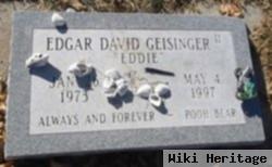 Edgar David Geisinger, Ii