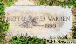 Bettye Lou Kafer Warren