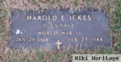 Harold E Ickes