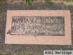 Marian E. Benson