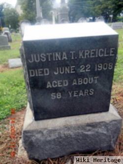 Justina T Kreigle