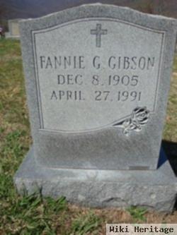 Fannie G Gibson