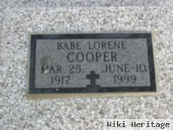 Babe Lorene Cooper