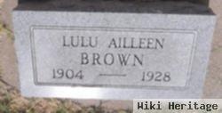 Lulu Ailleen Brown