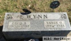 Cecil E. Bowersox Wynn