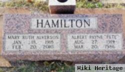 Mary Ruth Alverson Hamilton