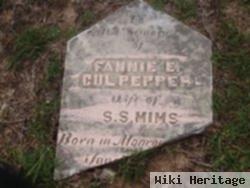 Frances Edna "fannie" Culpepper Mims