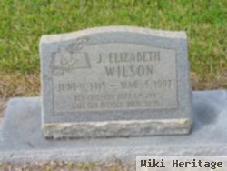 J. Elizabeth Wilson