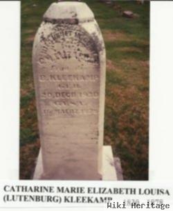 Catherine Marie Elizabeth Louisa Kleekamp