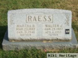 Martha B Friedrich Raess