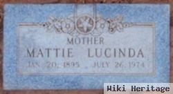 Martha Lucinda "mattie" Brumley Miller