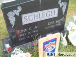 John G Schlegel, Jr