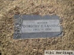 Dorothy E Lanning