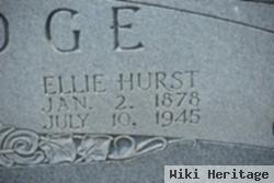 Nancy Ella "ellie" Hurst Hodge