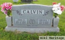 John H "jack" Calvin